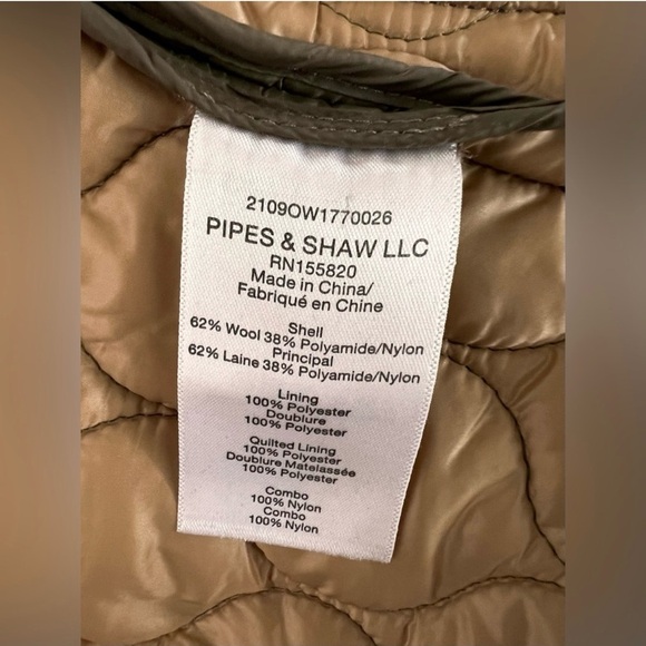 RARE Veronica Beard Halbert Zip Up Wool Blend Quilted Jacket Navy Coat Size S - Picture 7 of 8